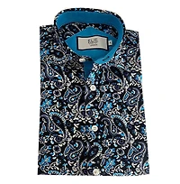 Elie Balleh Little Boys Paisley Slim Fit Shirt