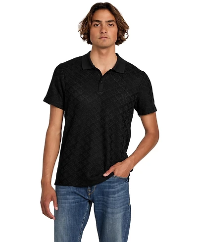 Guess Men's Knit Polo Shirt