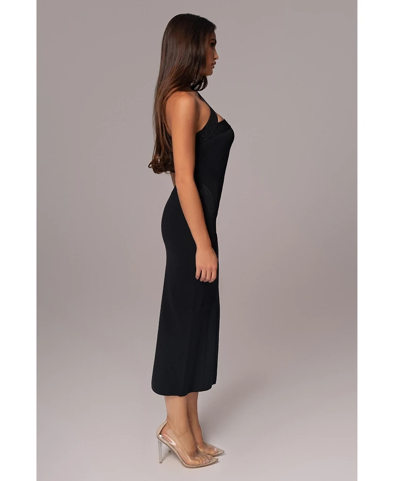 Jluxlabel Women's Ivone Asymmetrical Midi Dress