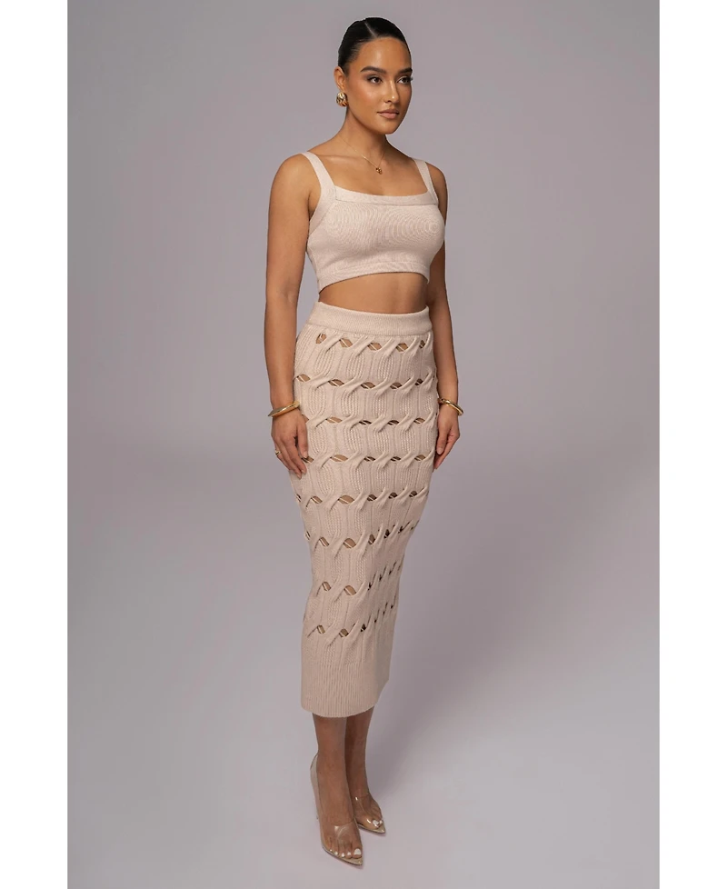 Jluxlabel Women's Darlah Knit Crop Top
