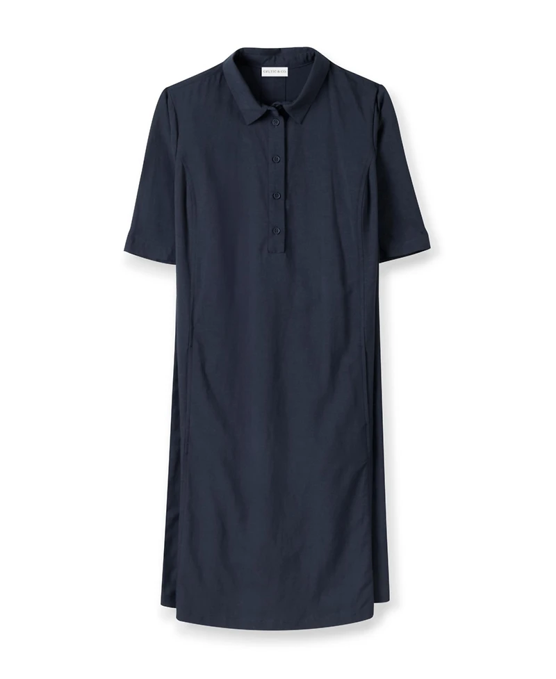 Celtic & Co. Women's Short Sleeve Swing Dress
