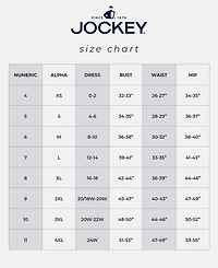 Jockey Elance Brief 3 Pack Underwear 1484, 1486 Extended Sizes