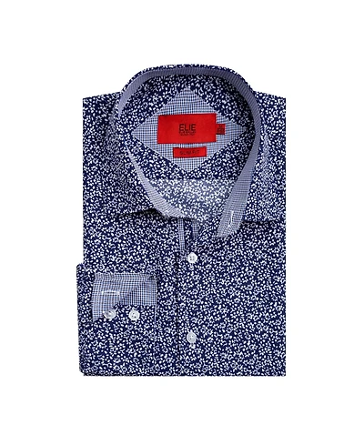 Elie Balleh Big Boys Slim Fit Floral Printed Button-Down Shirt