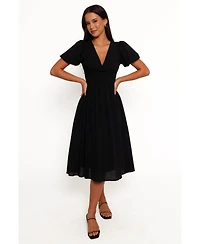 Petal and Pup Women's Ronnie Short Sleeve Midi Dress