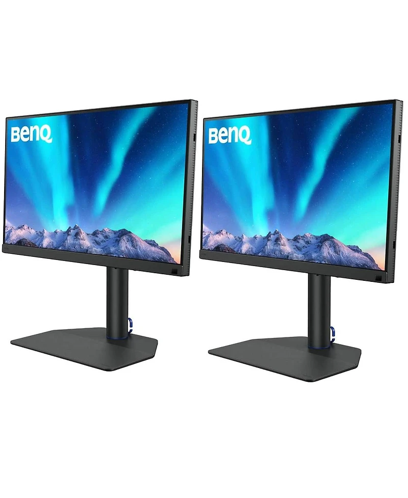 BenQ SW272Q 27" 16:9 2K Adobe Rgb PhotoVue Photographer Ips Led Hdr Monitors 2-pack