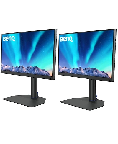 BenQ SW272Q 27" 16:9 2K Adobe Rgb PhotoVue Photographer Ips Led Hdr Monitors 2-pack