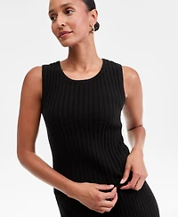 Charter Club Women's 100% Cashmere Ribbed Sleeveless Sweater, Macy's Exclusive