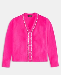 Charter Club Women's 100% Cashmere V-Neck Rhinestone Cardigan, Macy's Exclusive