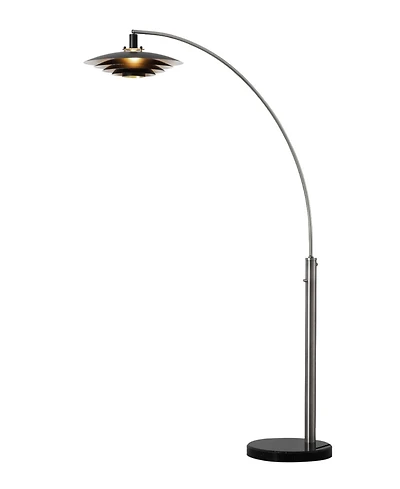 Nova of California 83" Metal Rancho Mirage 1 Light Arc Floor Lamp