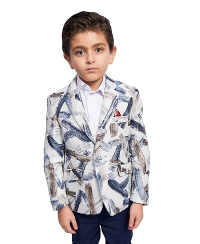 Elie Balleh Toddler Light Navy Slim Fit Classicjacket