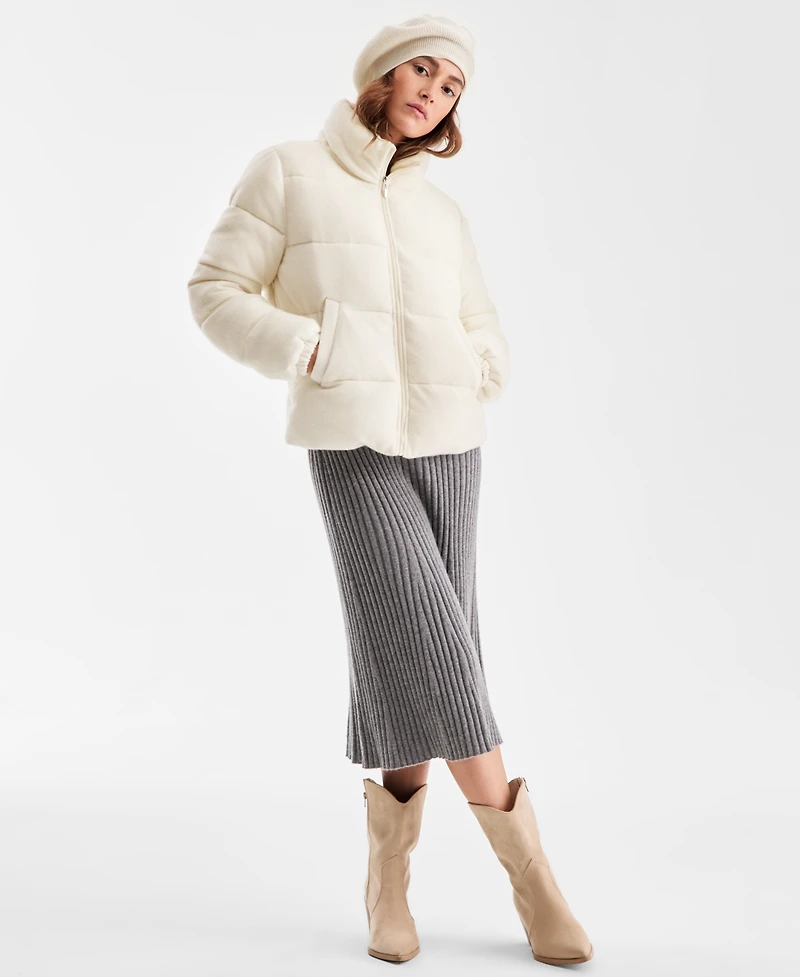 Charter Club Women's Cashmere Puffer Jacket, Macy's Exclusive