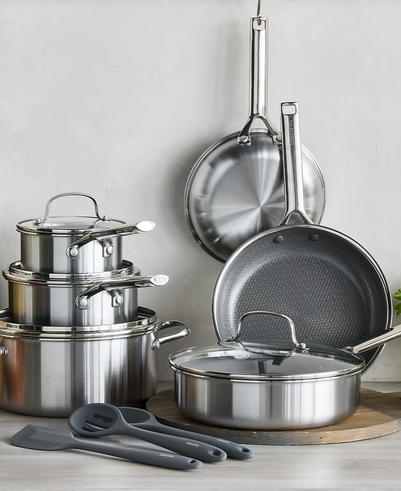 GreenPan Apex Hybrid Ceramic Nonstick 14-Pc. Cookware Set. Exclusively at Macy's