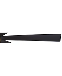 Casa Vieja 72" Grande Large Modern Indoor Ceiling Fan 8 Blade Led Light Remote Control Brass Finish Black Blades Bedroom