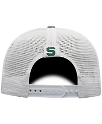 Top of the World Men's Gray Michigan State Spartans Trucker Adjustable Hat