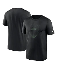 Nike Men's Black New York Jets Primetime Legend Icon Performance T-Shirt