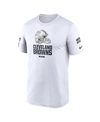 Nike Men's White Cleveland Browns 2024 Salute to Service Legend Performance T-Shirt