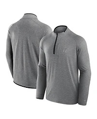 Fanatics Men's Black Alabama Crimson Tide Mock Neck Half-Zip Pullover Jacket