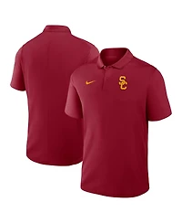 Nike Men's Cardinal Usc Trojans Primetime Victory Primary Logo Performance Polo Shirt