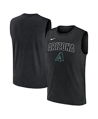 Nike Men's Black Arizona Diamondbacks Knockout Performance Muscle Tank Top