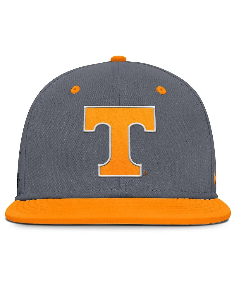 Nike Men's Gray Tennessee Volunteers On-Field Dugout True Performance Fitted Hat