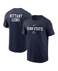 Nike Men's Navy Penn State Nittany Lions 2-Hit Stacked T-Shirt