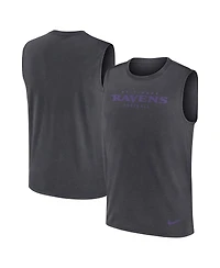 Nike Men's Charcoal Baltimore Ravens Primetime Legend Performance Muscle Tank Top