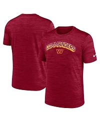 Nike Men's Burgundy Washington Commanders Velocity Performance T-Shirt