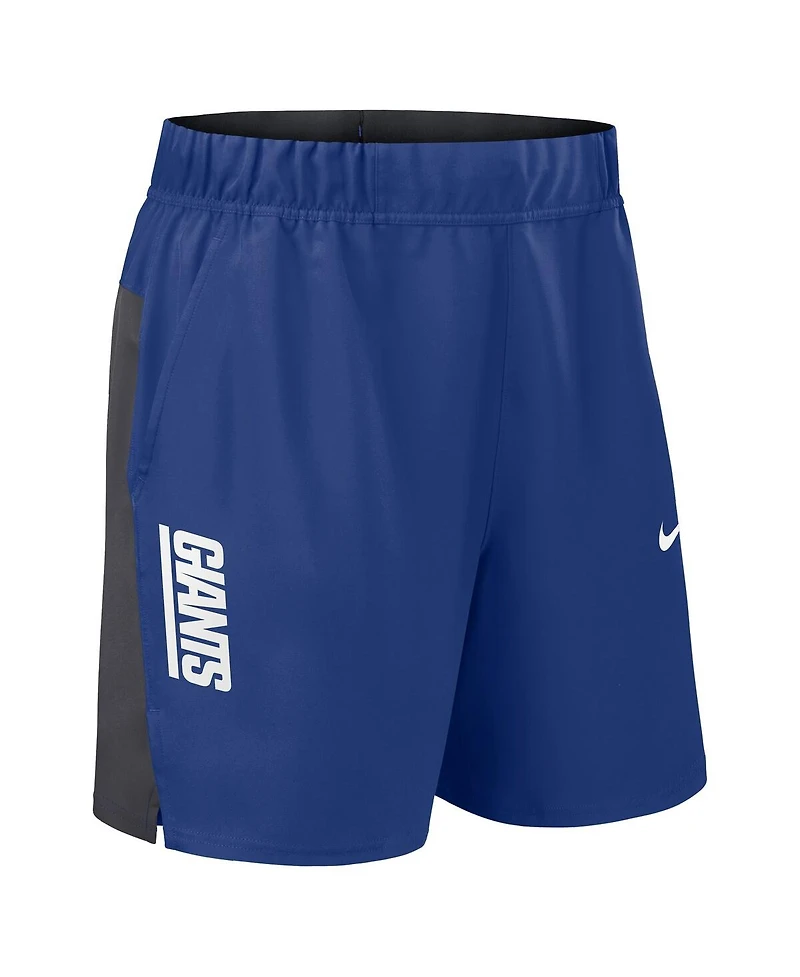 Nike Men's Royal New York Giants Woven Victory Performance Shorts
