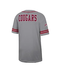 Colosseum Men's Gray Washington State Cougars Free Spirited Baseball Jersey