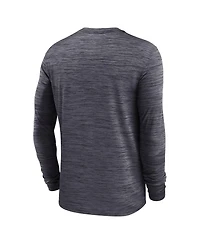 Nike Men's Black Ohio State Buckeyes 2025 Sideline Velocity Performance Long Sleeve T-Shirt