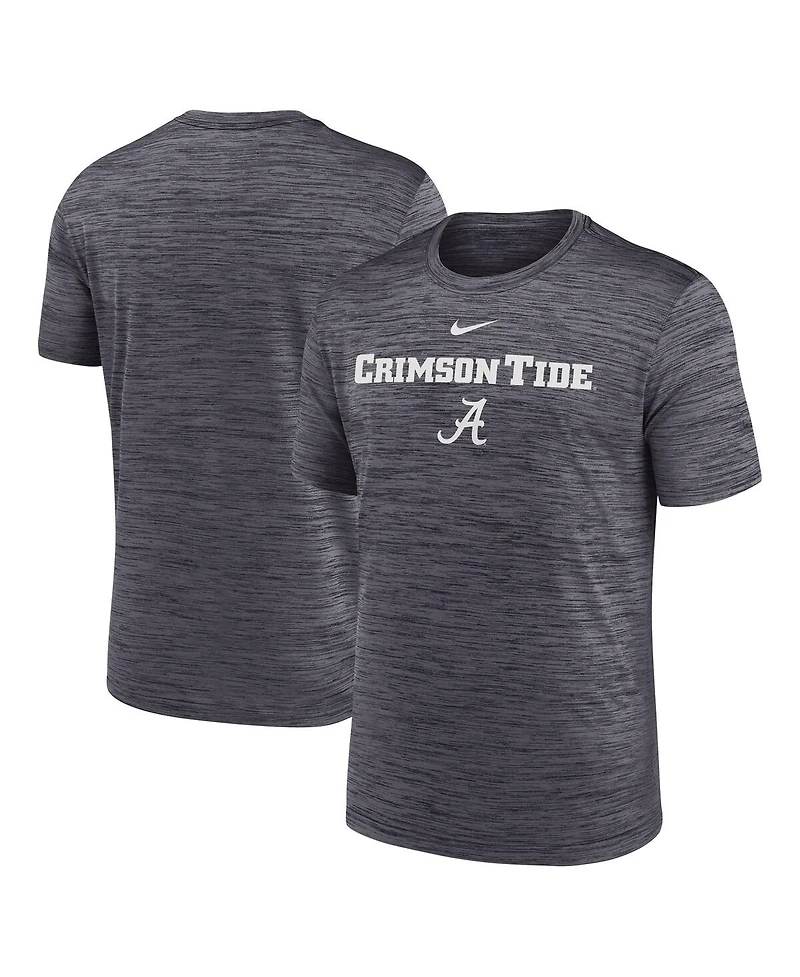 Nike Men's Black Alabama Crimson Tide 2025 Sideline Velocity Performance T-Shirt