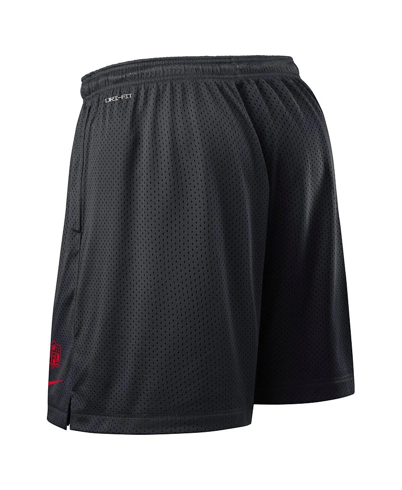 Nike Men's Navy Houston Texans Sideline Reversible Performance Shorts