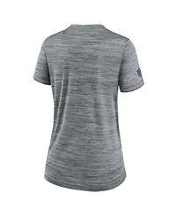 Nike Women's Heather Gray Buffalo Bills Offensive Line Velocity Performance T-Shirt