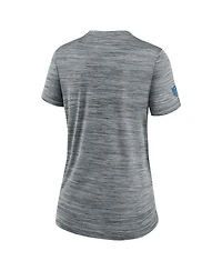 Nike Women's Heather Gray Detroit Lions Offensive Line Velocity Performance T-Shirt
