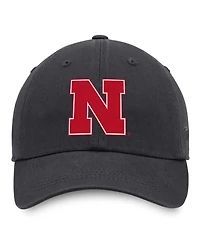 Top of the World Men's Heather Charcoal Nebraska Huskers Champ Adjustable Hat