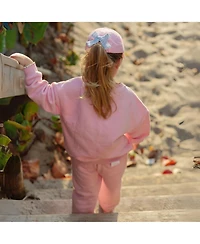 Bits & Bows Girls Lil Sis Cotton Crewneck Sweatshirt