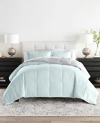 ienjoy Home All Season Lightweight Down Alternative Reversible 3-Pc. Comforter Set, King/California King