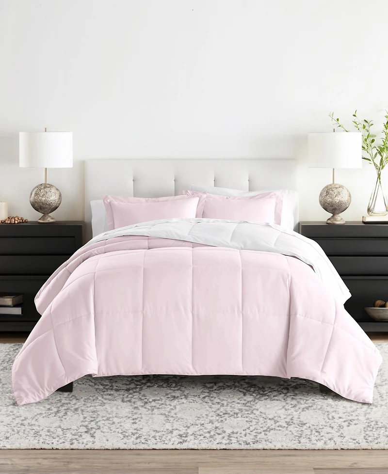 ienjoy Home All Season Lightweight Down Alternative Reversible -Pc. Comforter Set