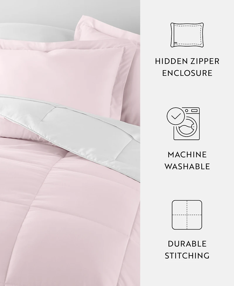 ienjoy Home All Season Lightweight Down Alternative Reversible -Pc. Comforter Set