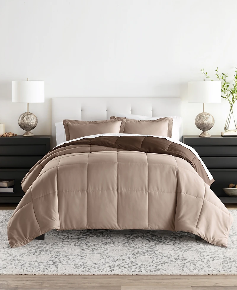 ienjoy Home All Season Lightweight Down Alternative Reversible -Pc. Comforter Set