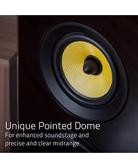 Fluance Signature HiFi 3-Way Floorstanding Tower Speakers with Dual 8" Woofers for 2-Channel Stereo Listening or Home Theater System