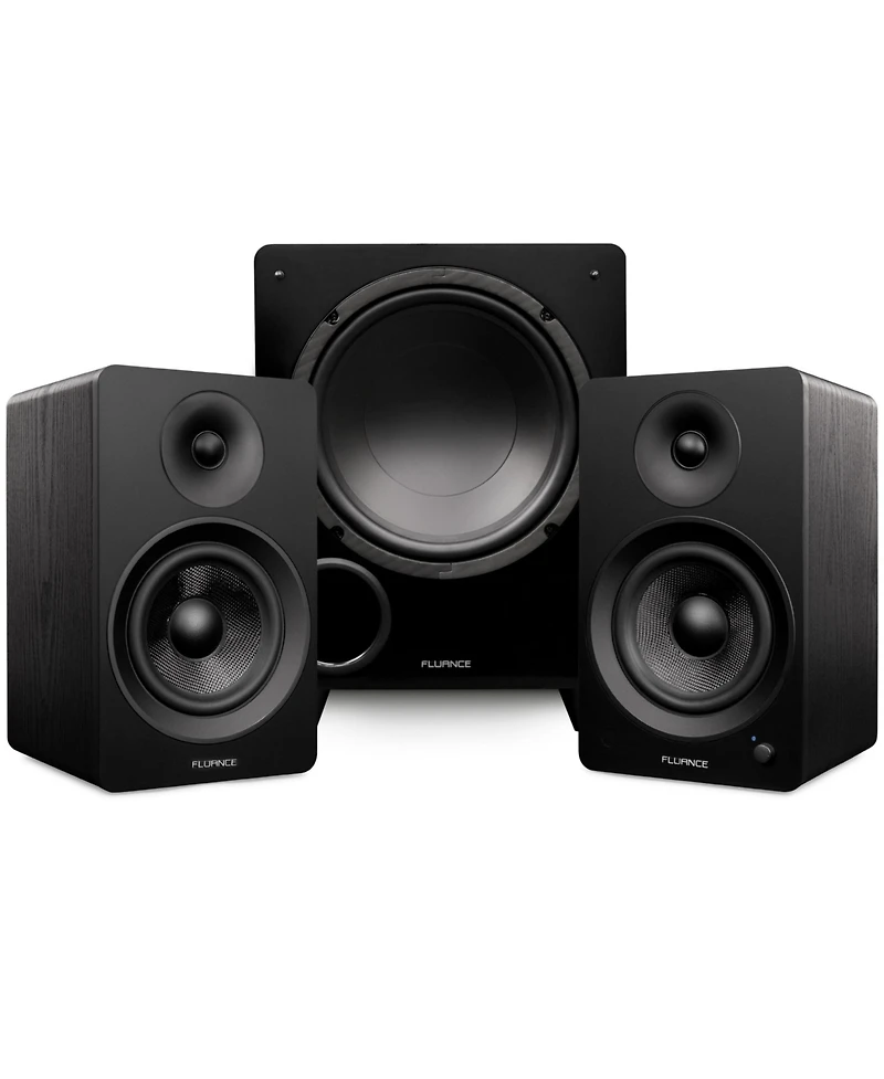 Fluance Ai61 Powered 6.5" Stereo Bookshelf Speakers