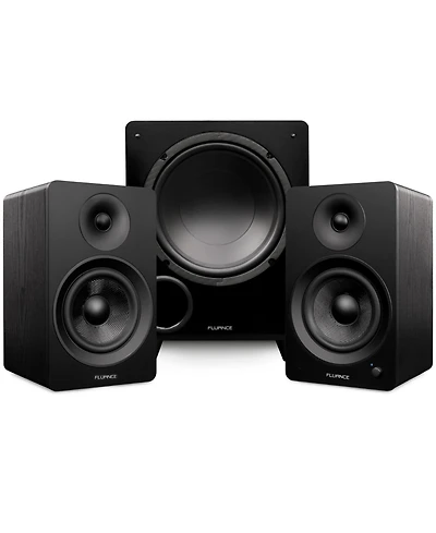 Fluance Ai61 Powered 6.5" Stereo Bookshelf Speakers
