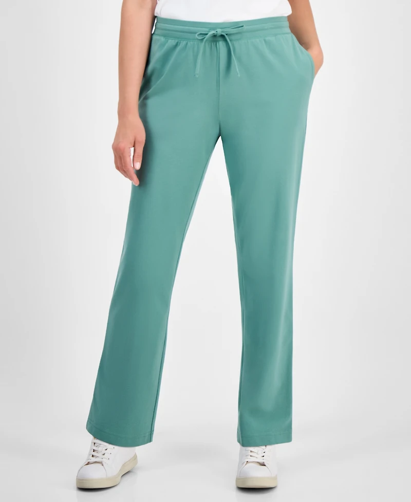 Style & Co Women's Mid-Rise Drawstring-Waist Sweatpants, Created for Macy's