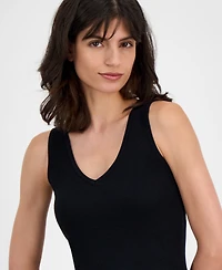 T Tahari Women's Pleated Brushstroke-Print Dress