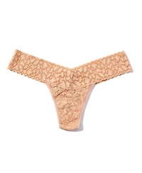 Hanky Panky Women's Leopard Lace Low Rise Thong Underwear 7I1051