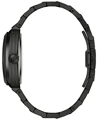 Bulova Men's Maquina Automatic Black Stainless Steel Bracelet Watch 40mm