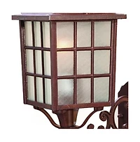 Window Pane Lantern Wall Sconce for Entryway Hallway or Patio