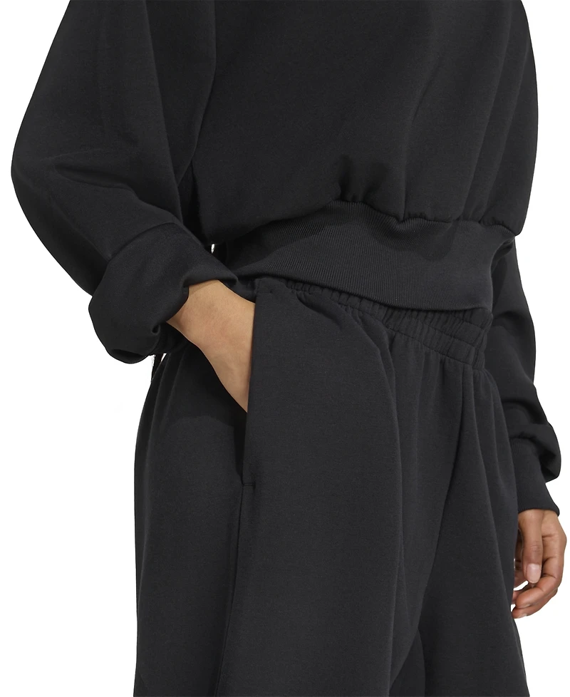 adidas Women's Soft Lux Relaxed Crewneck Sweatshirt