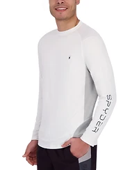 Spyder Men's Mixed Media Long Sleeve Rashguard Swim T-Shirt